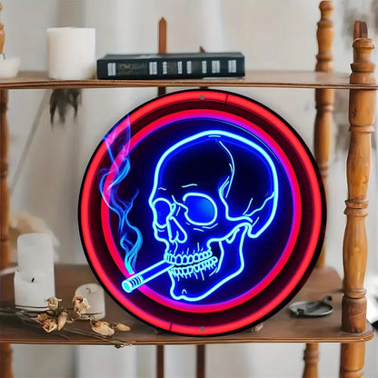 Stand out Aluminum Neon Skull Sign - - led sign