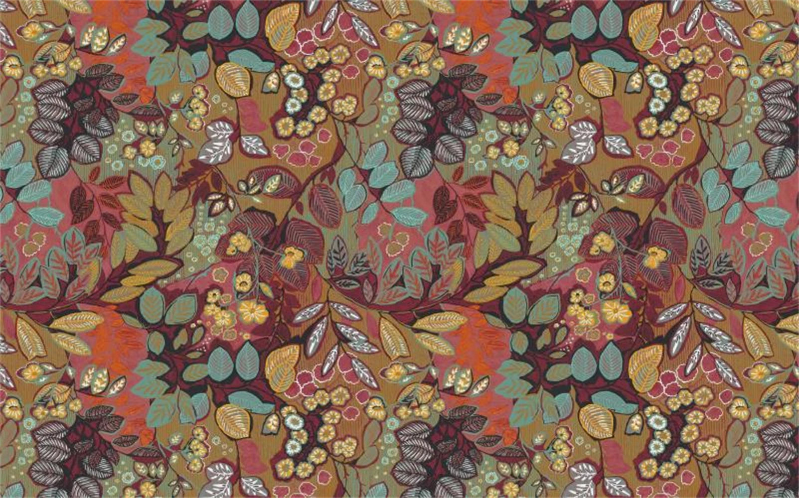Custom Papel De Parede 3D Wallpaper Retro American Flower Wallpapers for Living Room TV Wall Cloth Mural Bedroom TV Background Kia Day Design