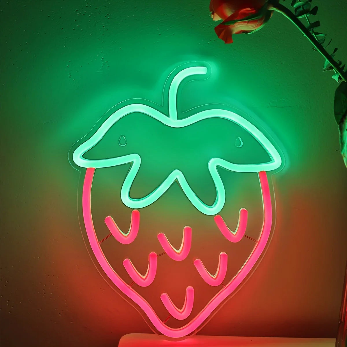 Strawberry Neon Sign LED Neon Light - Strawberry - neon light