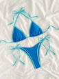 2026 Sexy Contrast Color Separates Micro Bikini Women's Swimsuit Female Swimwear Mini Thong Bikinis Set Two-piece Bathing Suit - 26628-5 -
