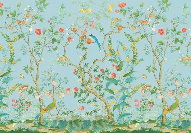 Flower Bird Landscape Wallpaper Kia Day Design