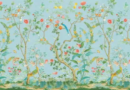 Flower Bird Landscape Wallpaper Kia Day Design