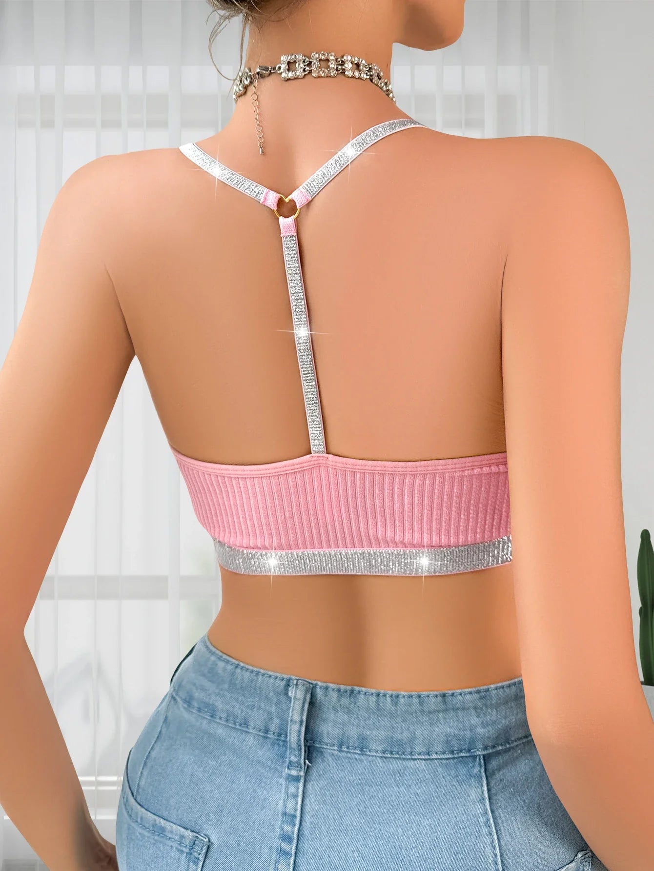 1pcs Sexy Lace Floral Camisole No Pad Ribbed Sexy Lingerie Breathable Comfortable Lady Tanks Top Charming Party Vest Underwear - -