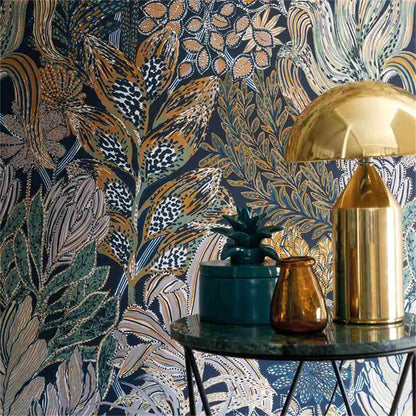 Custom Papel De Parede 3D Luxury Modern Wallpaper Coral Seaweed Hotel Bedroom Decoration Wall Paper Living Room Home Improvement Kia Day Design