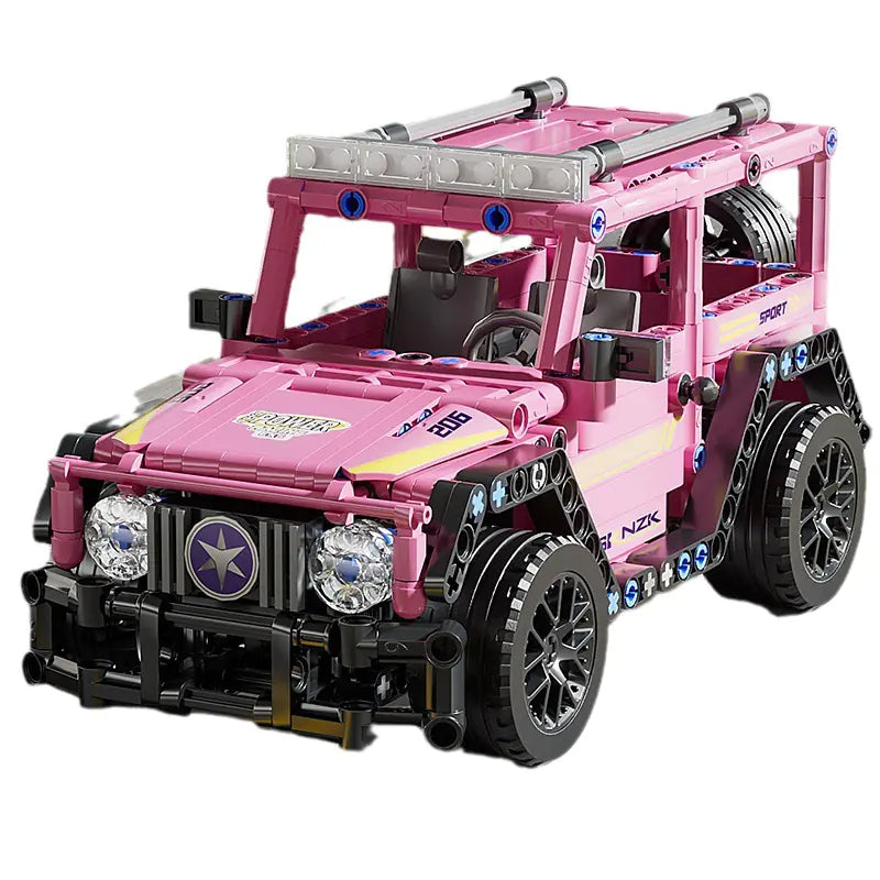 Off-Road Racing Car Building Kit Compatible with LEGO Kia Day Design