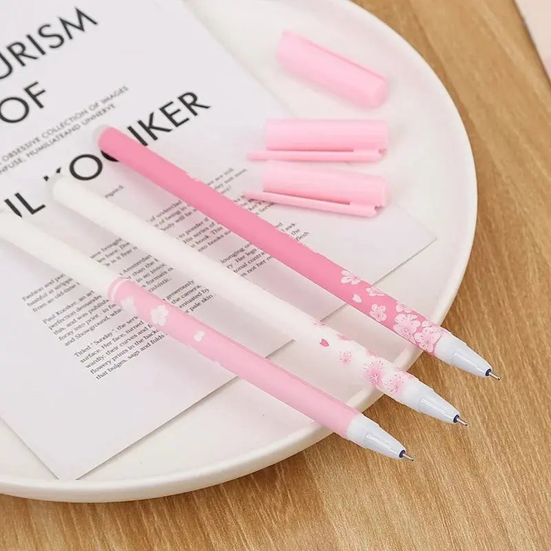 5pcs Cherry Blossom Erasable Pen