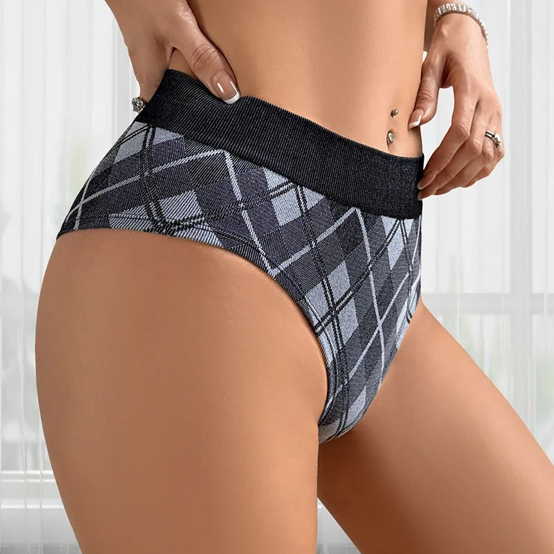 5pcs/Mid Waist Breathable Comfortable Seamless Women's Panties Female Underpants Lingerie Athletic Lady Briefs Underwear - -