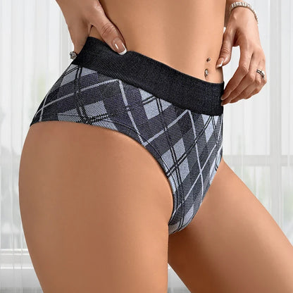 5pcs/Mid Waist Breathable Comfortable Seamless Women's Panties Female Underpants Lingerie Athletic Lady Briefs Underwear - -