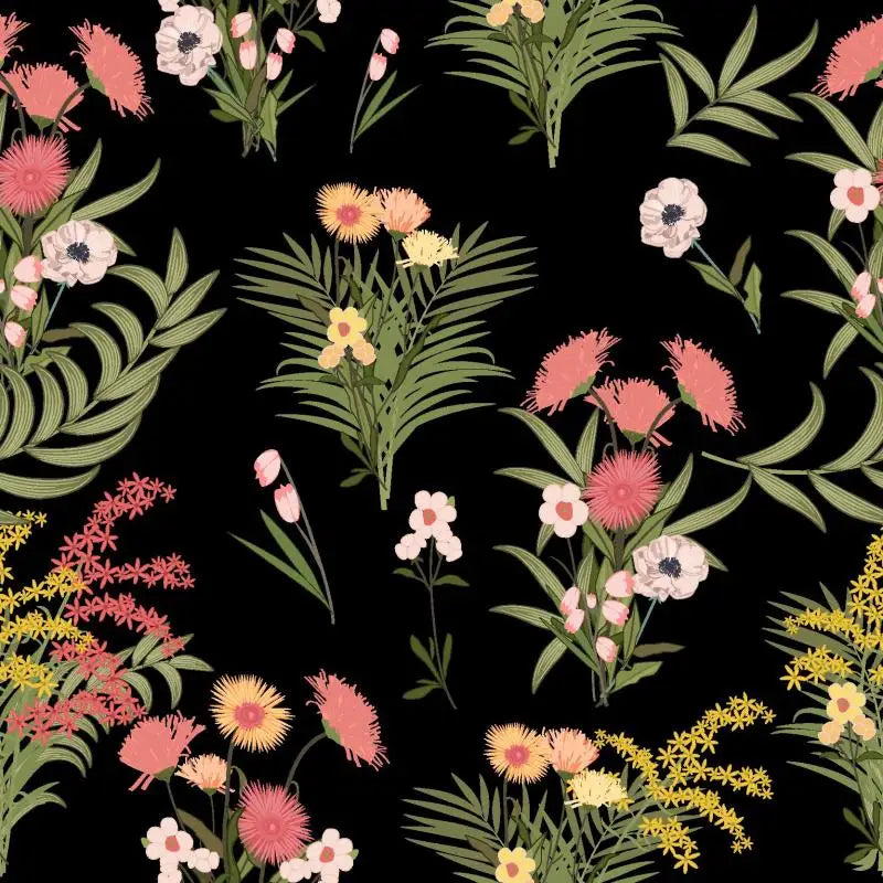 Custom Papel De Parede 3D Wallpaper Retro American Flower Wallpapers for Living Room TV Wall Cloth Mural Bedroom TV Background Kia Day Design