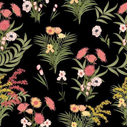 Custom Papel De Parede 3D Wallpaper Retro American Flower Wallpapers for Living Room TV Wall Cloth Mural Bedroom TV Background Kia Day Design