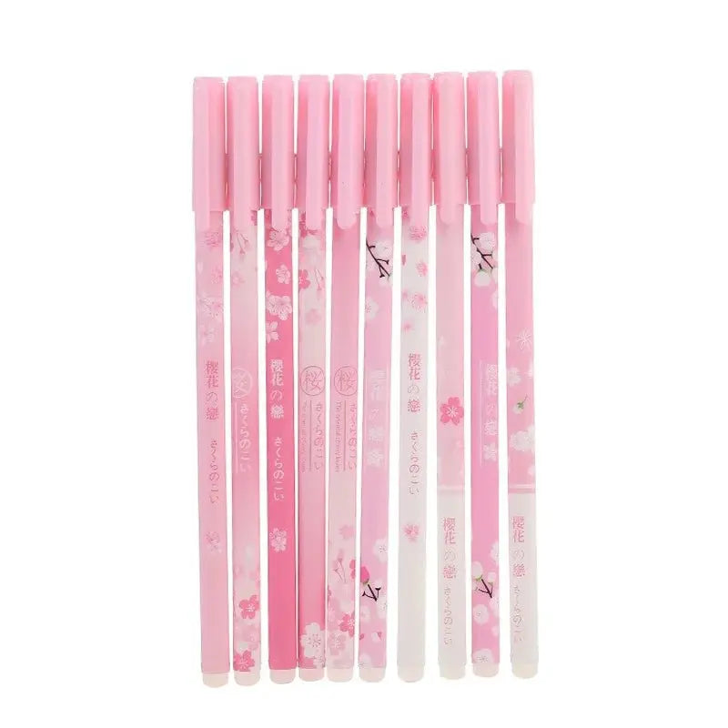 5pcs Cherry Blossom Erasable Pen