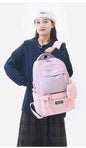 Girls Waterproof Backpack With Purse pink