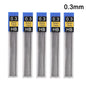 0.3 0.5 0.7 0.9 1.3 2.0mm Metal Mechanical Pencil HB Pencil Set Kia Day Design