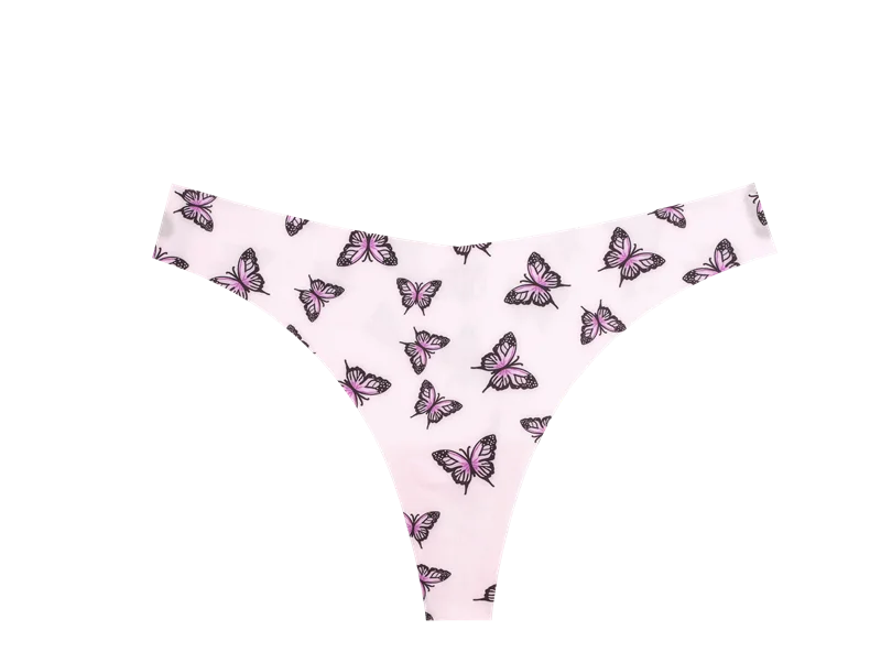 3Pcs Ultra-thin Seamless G-string Women Thongs Sexy Sweet Fruit Low-waist Panties Ladies Soft Cute Thongs Female S-XL T-Back - -