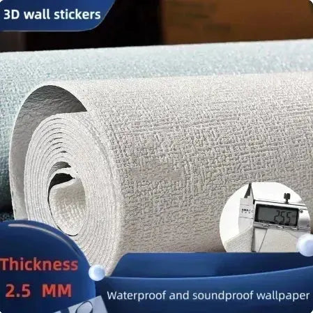 10m 3D Thickened Self-Adhesive Thermal Insulation Wallpaper - Kia Day Design