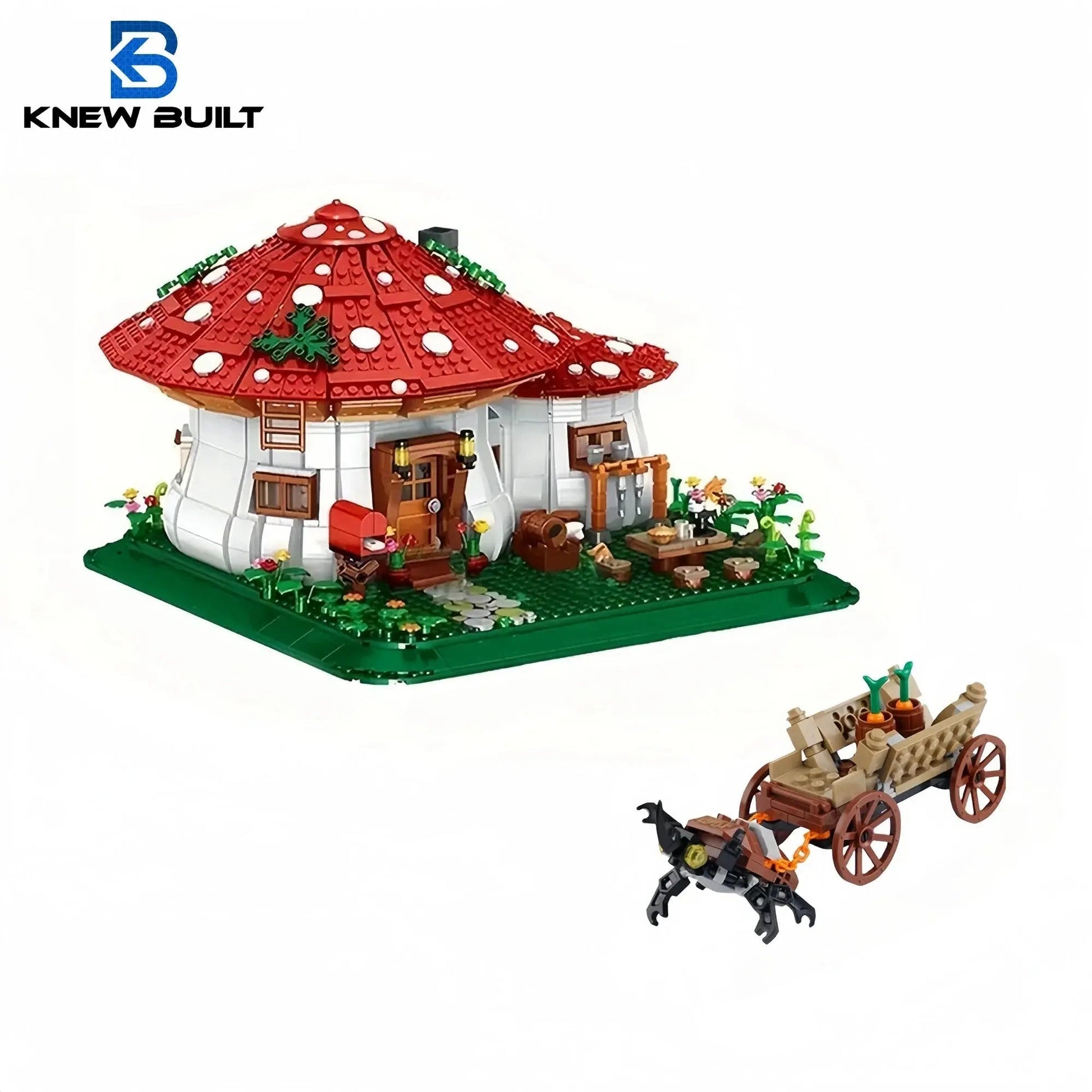Mushroom House Fairy-Tale Building Blocks Toy - Kia Day Design