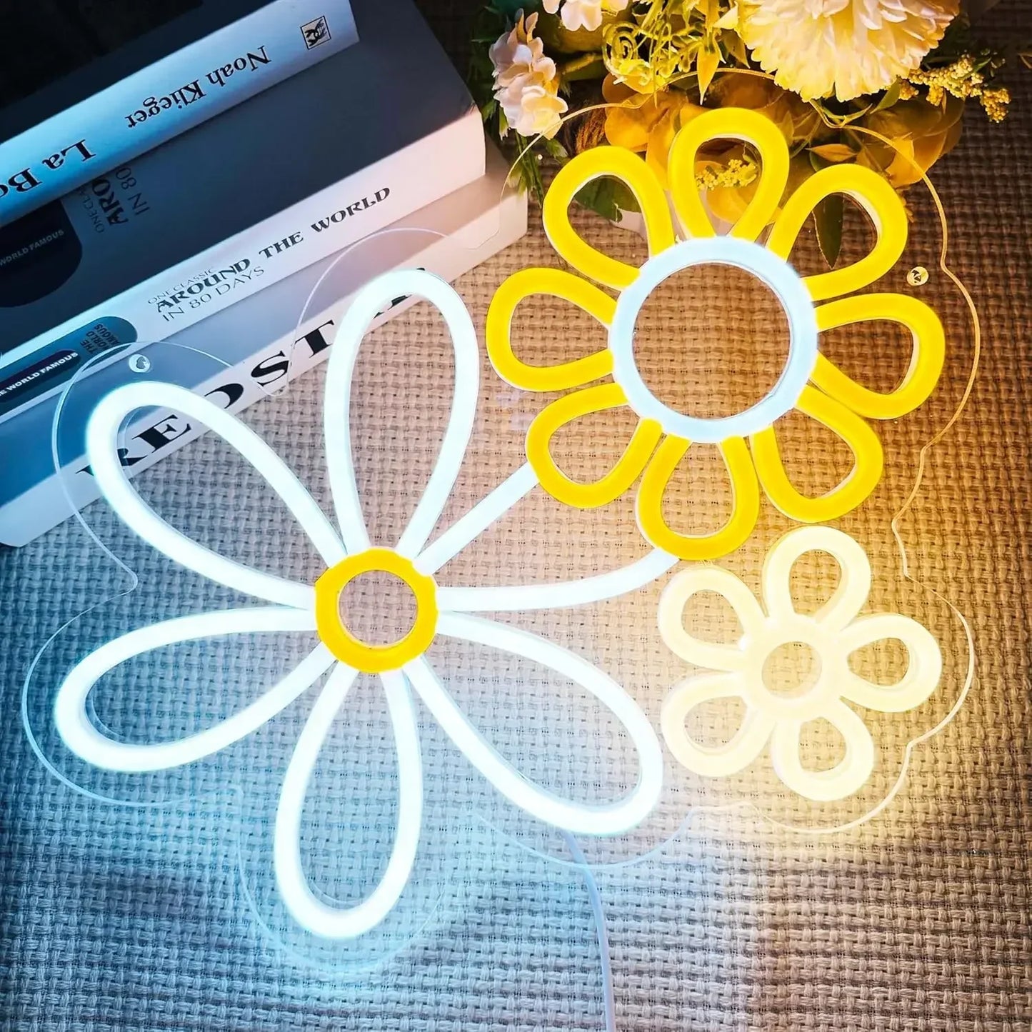 Flower Neon Sign LED Neon Light - Daisy Flower - led sign