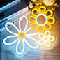 Flower Neon Sign LED Neon Light - Daisy Flower - led sign