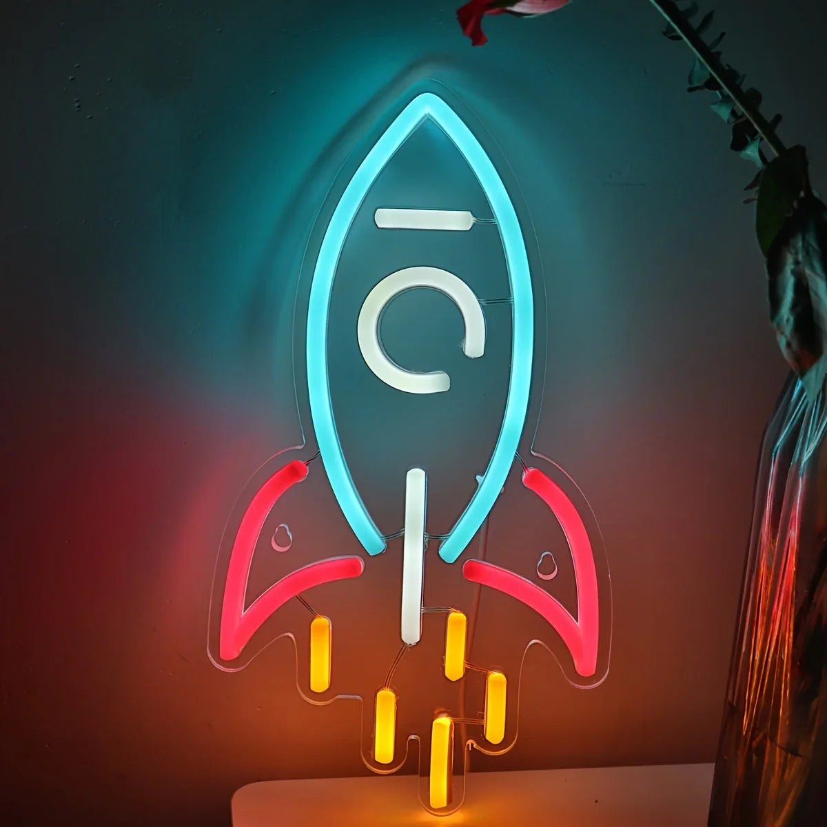 Rocket Neon Sign LED Neon Light - Rocket - led sign