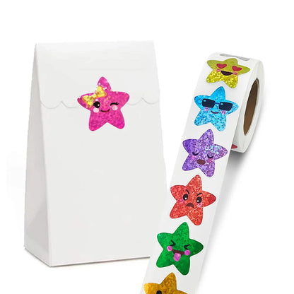 100-500pcs Glitter Star Stickers