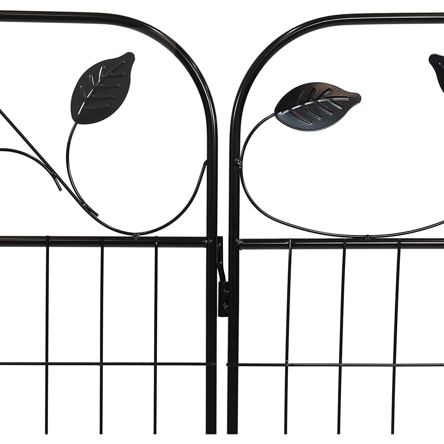 4 Pack Steel Foldable Garden Fence Floral Staked Trellis Panel Animal Barrier - - Outdoor > Gardening > Trellises