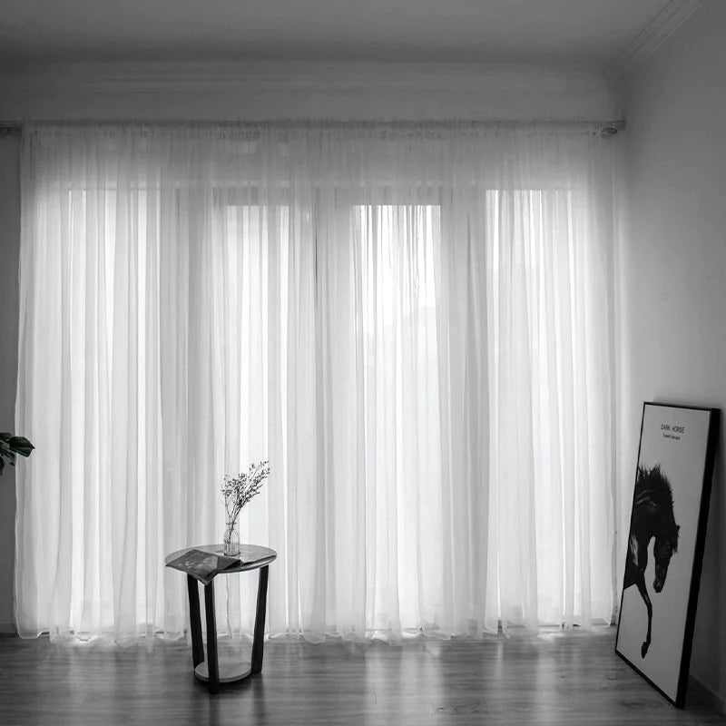 Solid Color Gauze Curtains - Kia Day Design