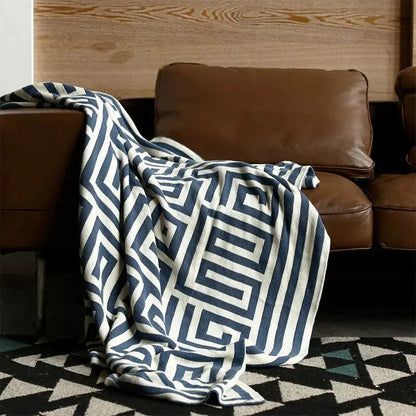 Knitted Throw Blanket - Kia Day Design