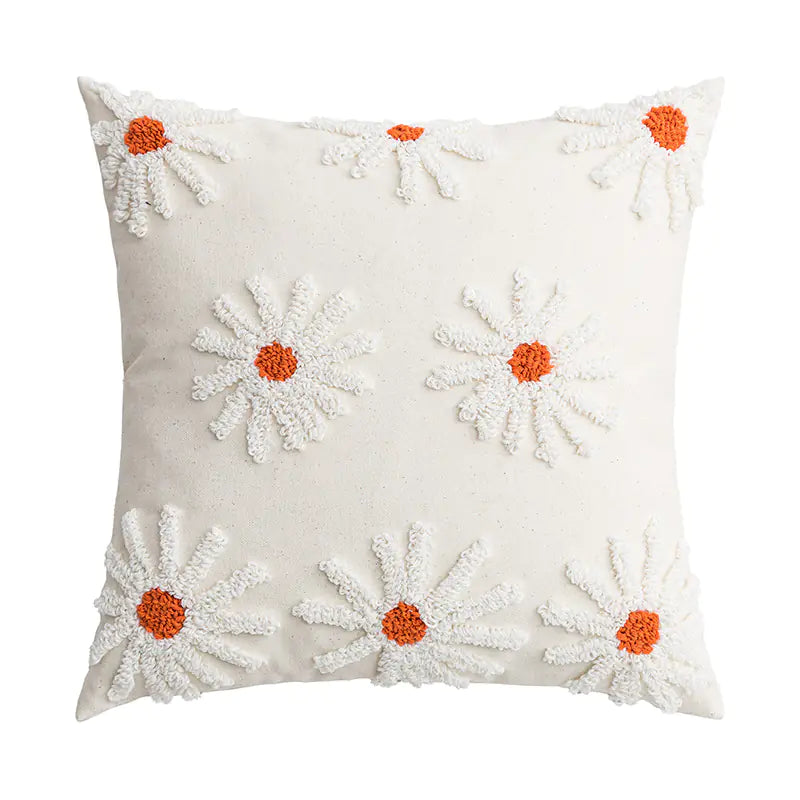 Nordic Modern Tufted Tassel Pillowcase - Wanjin Beige 45x45cm - pillow cover