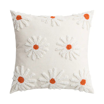 Nordic Modern Tufted Tassel Pillowcase - Wanjin Beige 45x45cm - pillow cover