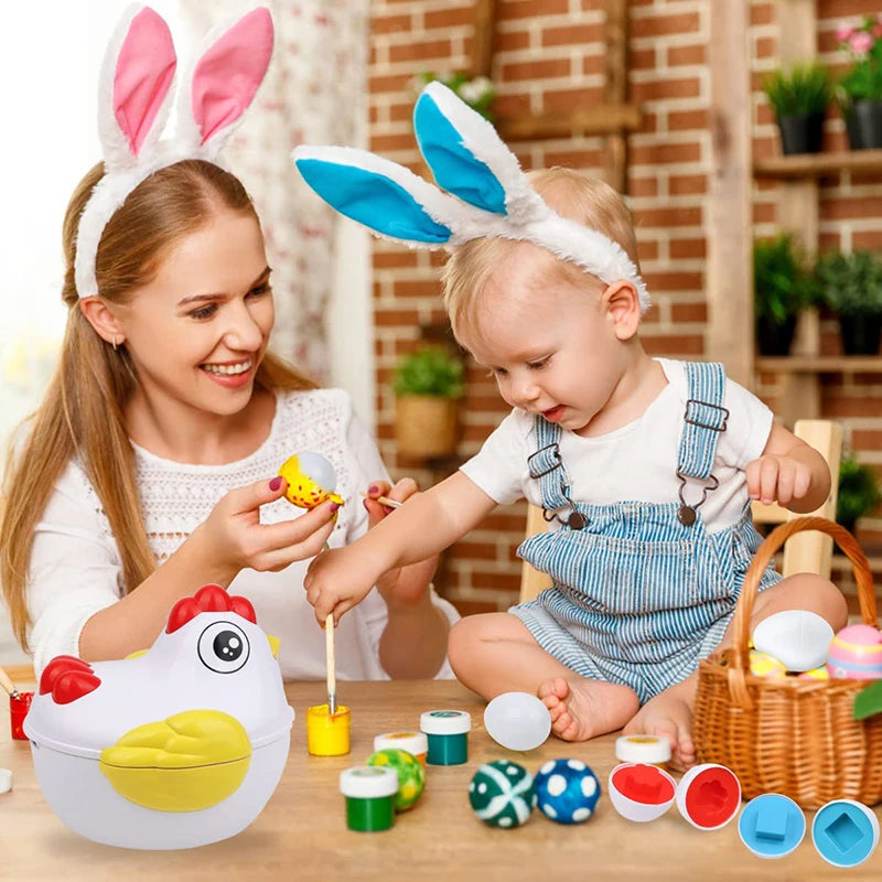 Matching Montessori Sensory Educational Eggs