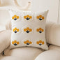 Floral Embroidered Pillow - Kia Day Design