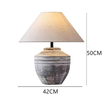 Zhongshan Ceramic Table Lamp - Vintage Japanese Style Kia Day Design