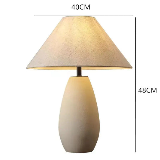 Zhongshan Ceramic Table Lamp - Vintage Japanese Style Kia Day Design