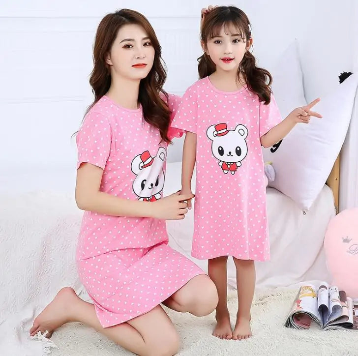 Summer Girls Nightgown Pajamas - Kia Day Design