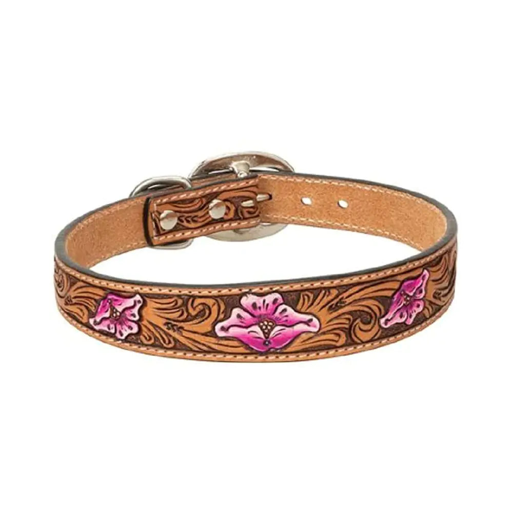 Weaver Pet Pink Floral Collar - - collar