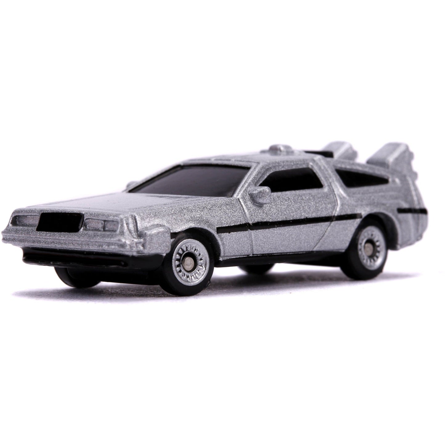 Back to the Future Trilogy die-cast 1⅔-inch Nano "Hollywood Rides" DeLorean Time Machine 3-pack- Back to the Future™- {{Product type}}