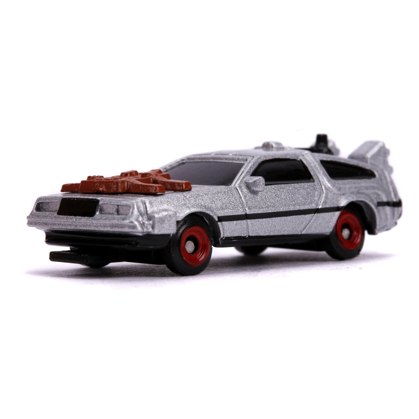 Back to the Future Trilogy die-cast 1⅔-inch Nano "Hollywood Rides" DeLorean Time Machine 3-pack- Back to the Future™- {{Product type}}