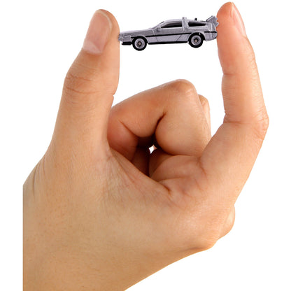 Back to the Future Trilogy die-cast 1⅔-inch Nano "Hollywood Rides" DeLorean Time Machine 3-pack- Back to the Future™- {{Product type}}