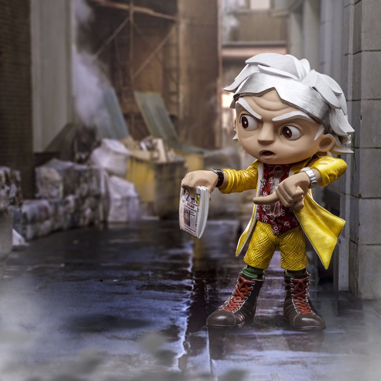 Iron Studios Back to the Future Part II Doc Brown Mini Co. Collectible Figure- Back to the Future™- {{Product type}}