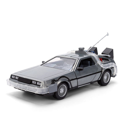 Back to the Future die-cast 1:24 scale 40th Anniversary "Hollywood Rides" light-up DeLorean Time Machine- Back to the Future™- {{Product type}}