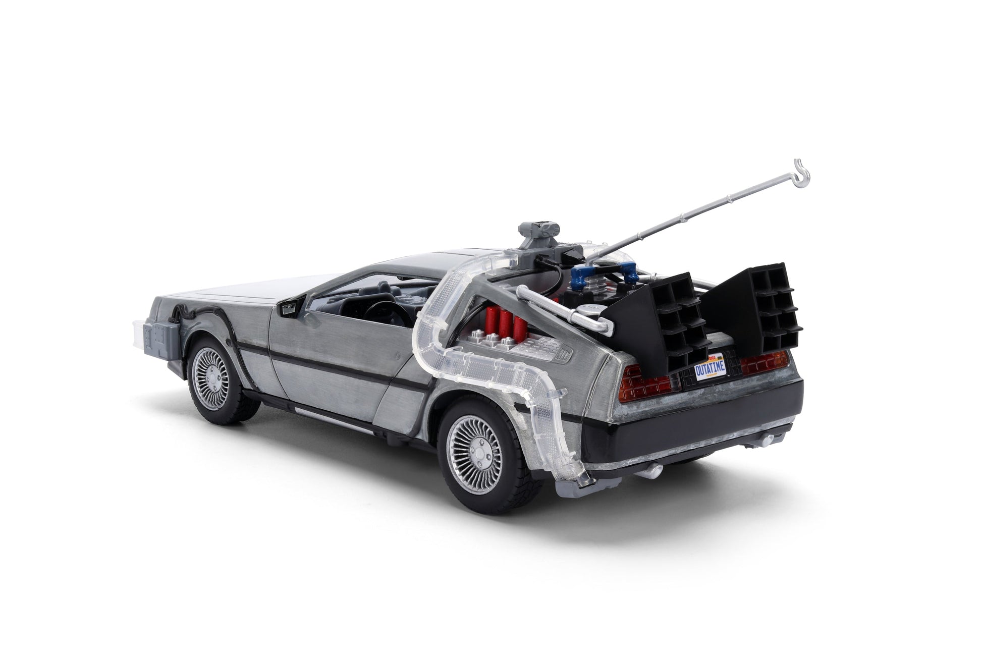 Back to the Future die-cast 1:24 scale 40th Anniversary "Hollywood Rides" light-up DeLorean Time Machine- Back to the Future™- {{Product type}}