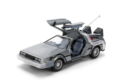 Back to the Future die-cast 1:24 scale 40th Anniversary "Hollywood Rides" light-up DeLorean Time Machine- Back to the Future™- {{Product type}}