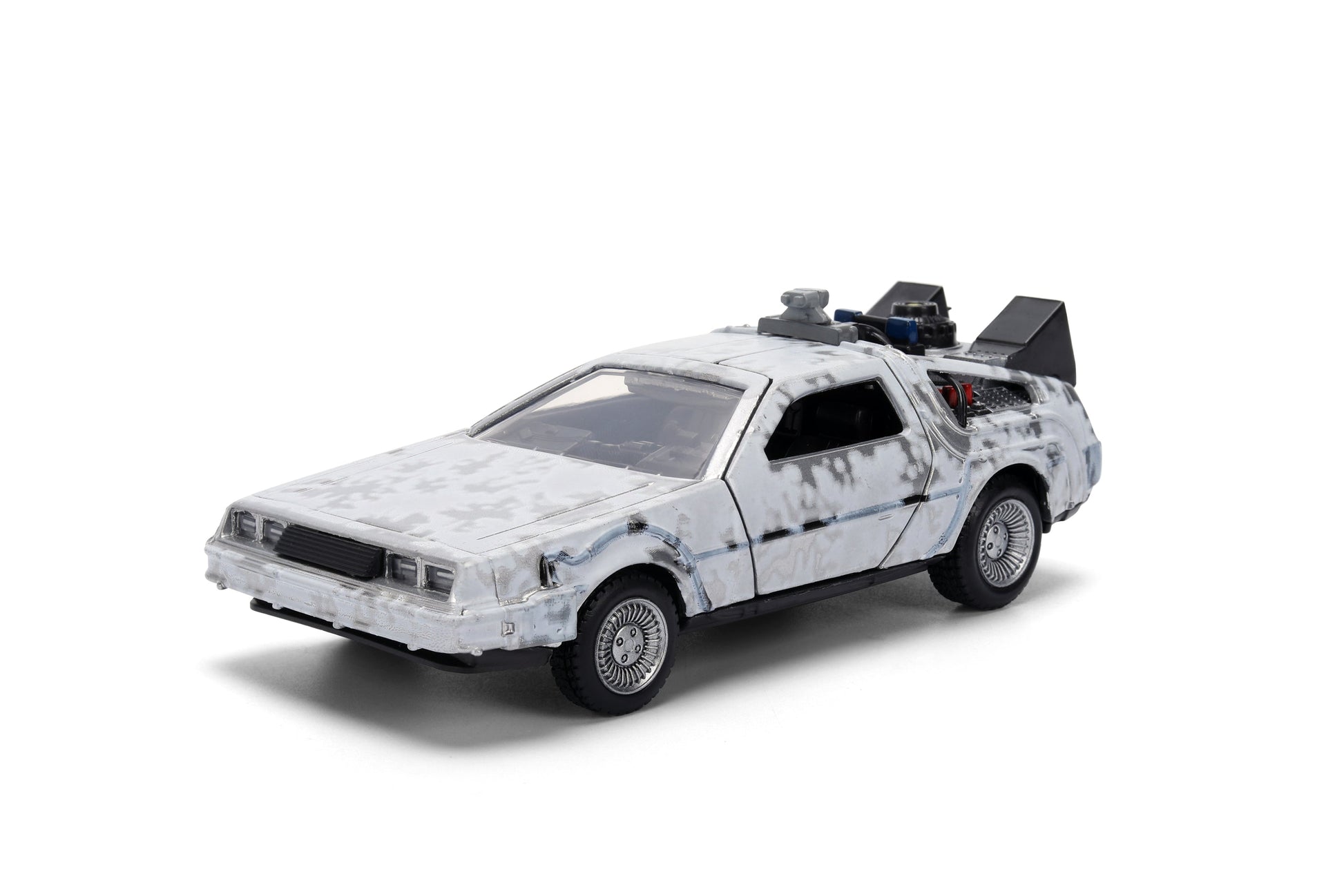 Back to the Future die-cast 1:32 scale 40th Anniversary "Hollywood Rides" DeLorean Time Machine (Frost Finished)- Back to the Future™- {{Product type}}