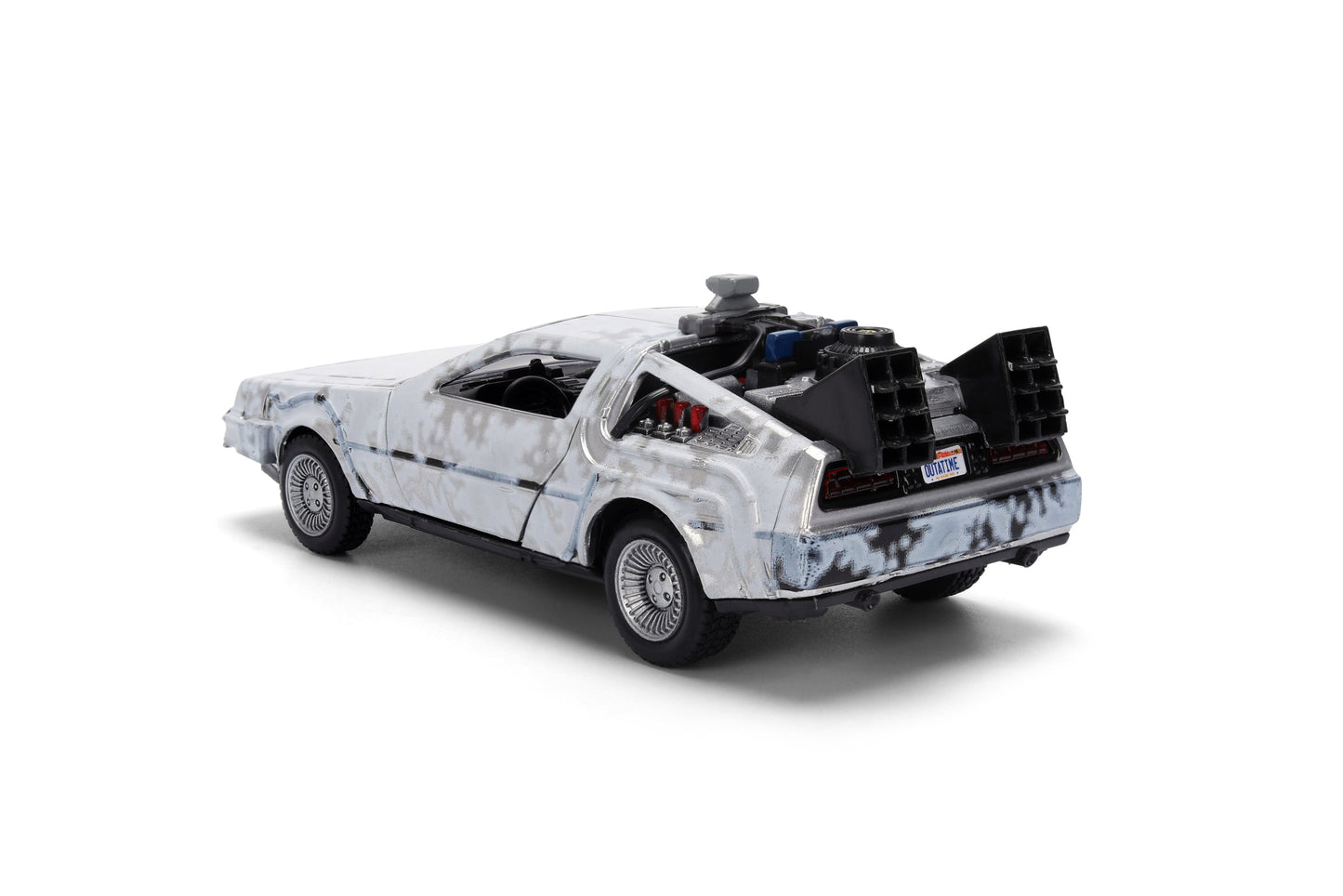 Back to the Future die-cast 1:32 scale 40th Anniversary "Hollywood Rides" DeLorean Time Machine (Frost Finished)- Back to the Future™- {{Product type}}