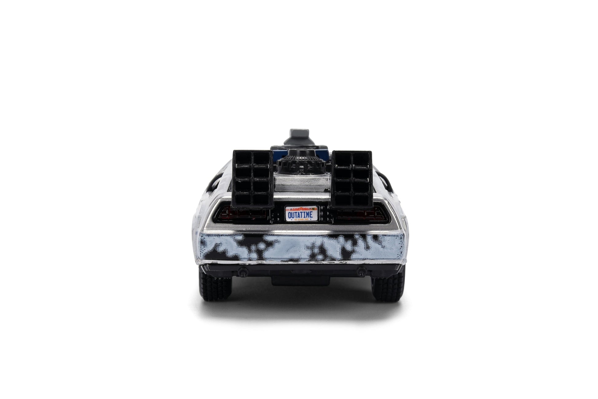 Back to the Future die-cast 1:32 scale 40th Anniversary "Hollywood Rides" DeLorean Time Machine (Frost Finished)- Back to the Future™- {{Product type}}