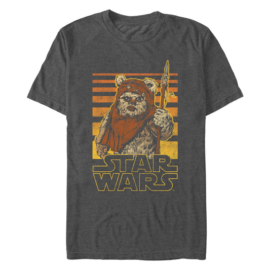 Men's Star Wars EWOK GRADIENT T-Shirt - - T-Shirt