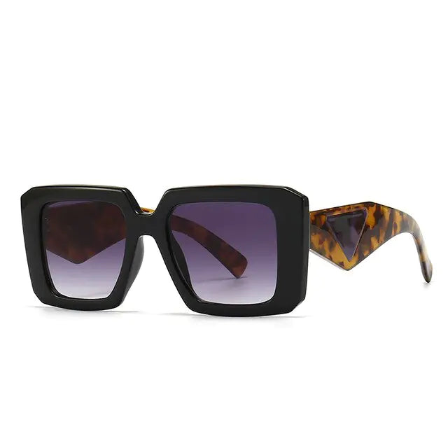 Retro Rectangular Cat Eye Sunglasses - Kia Day Design