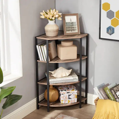 4-Tier Corner Shelf Multipurpose Stand - Kia Day Design