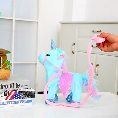 Electric Walking Unicorn Plush Toy