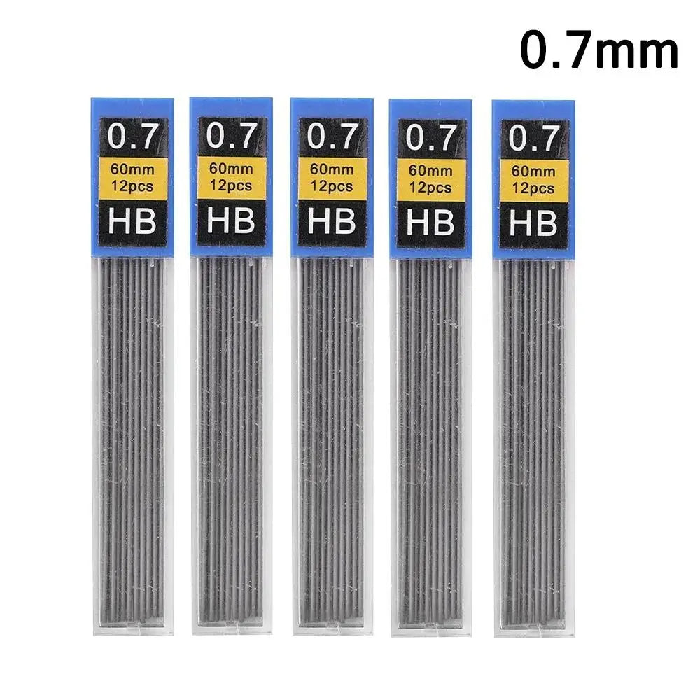 0.3 0.5 0.7 0.9 1.3 2.0mm Metal Mechanical Pencil HB Pencil Set Kia Day Design